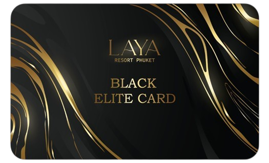 LAYA Elite Black Card front
